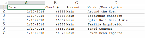 Excel picture